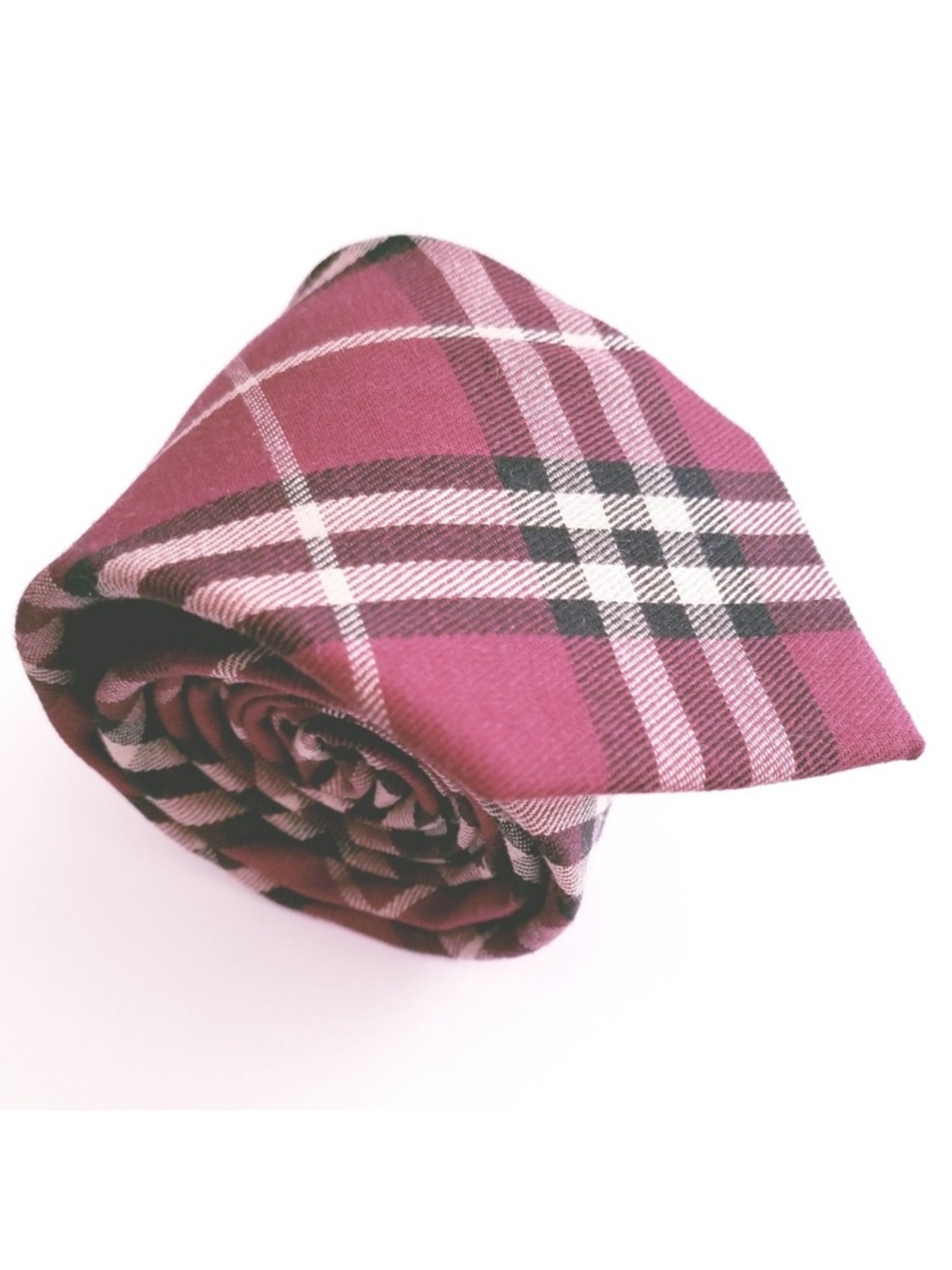 BRAND NEW Salt & Dapper Maroon Red Burgundy Plaid Tie